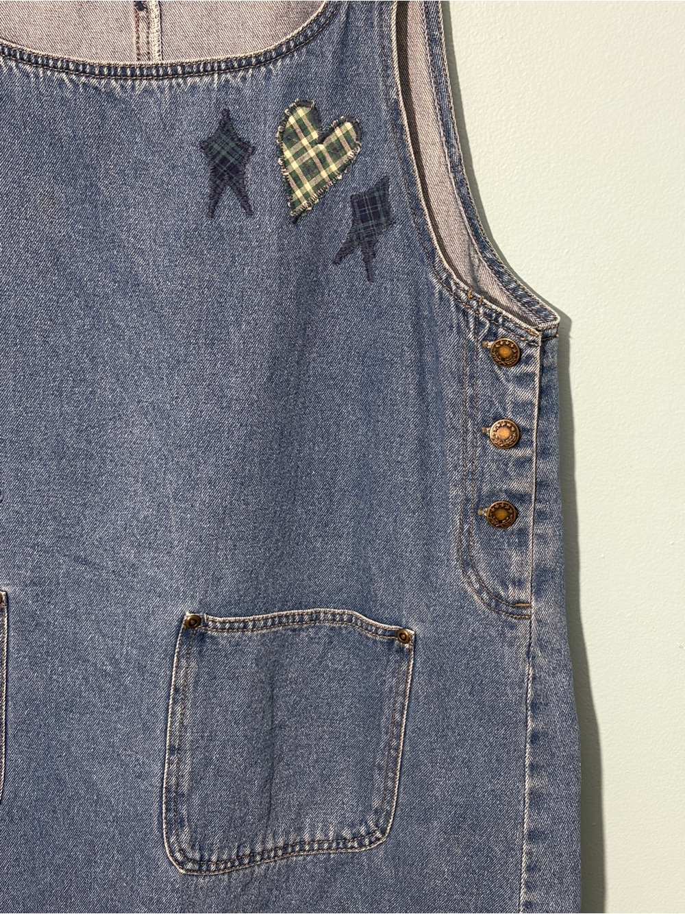 Denim Overall Dress